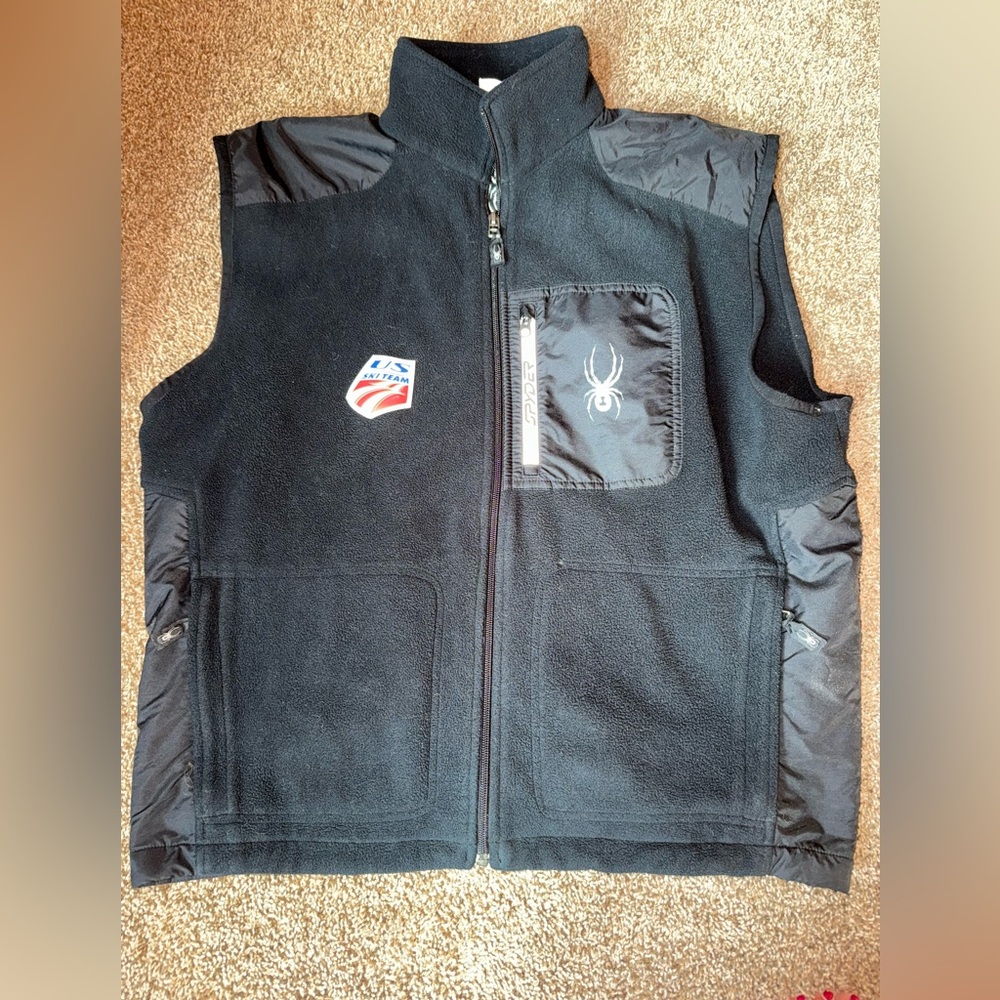 Spyder Black Means Fleece Vest